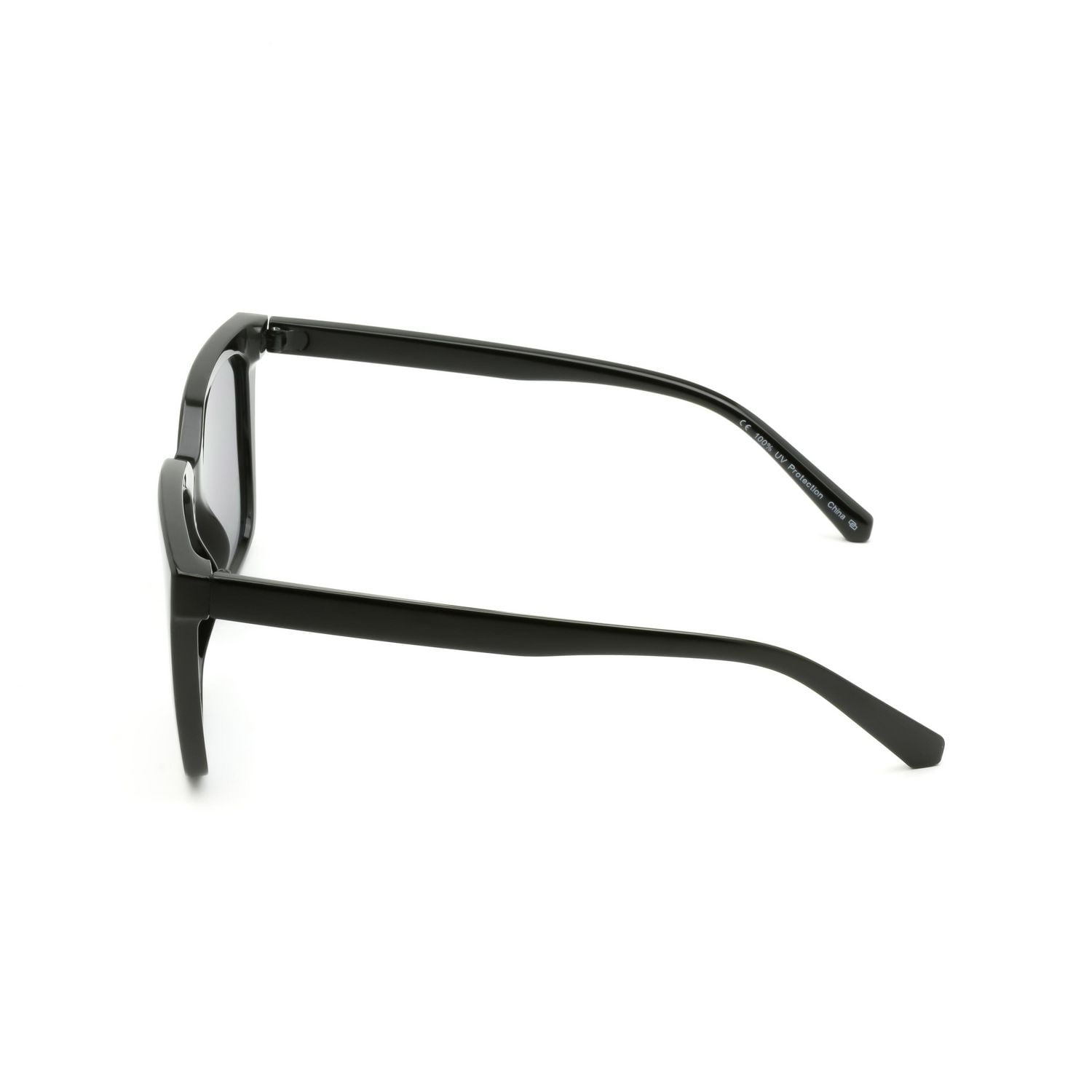 Time & Tru Women's Black Square Sunglasses