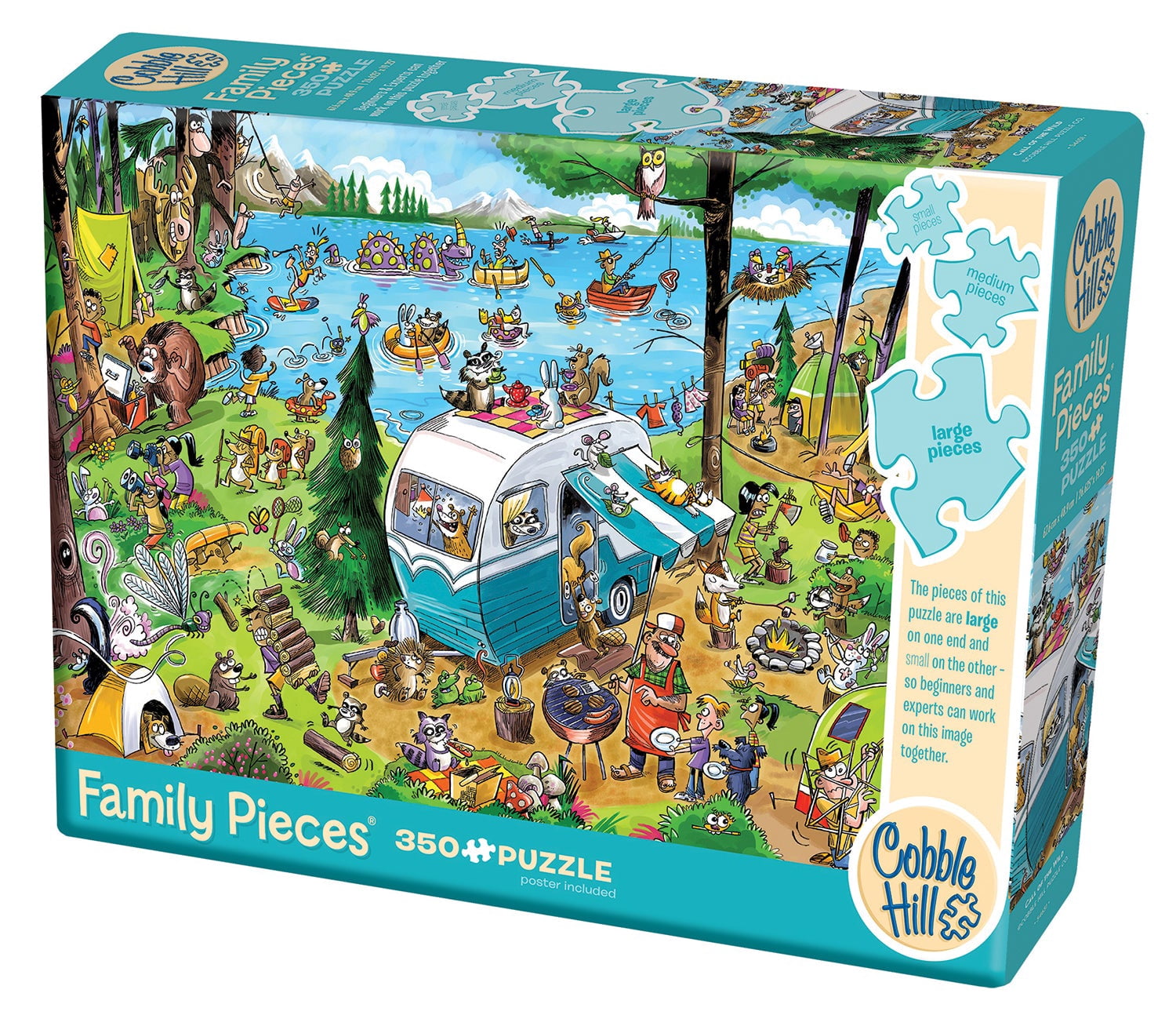 COBBLE HILL PUZZLE - CALL OF THE WILD - 350 PC - PUZZLE COBBLE HILL - L'APPEL DE LA VIE SAUVAGE - 350 PC