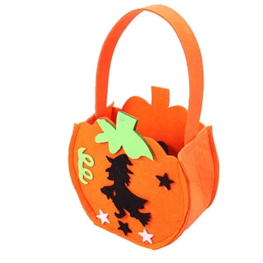Riforla Halloween Trick or Treat Tote Bag Reusable for Candy Gifts Grocery Shopping Event & Party Home Decor H