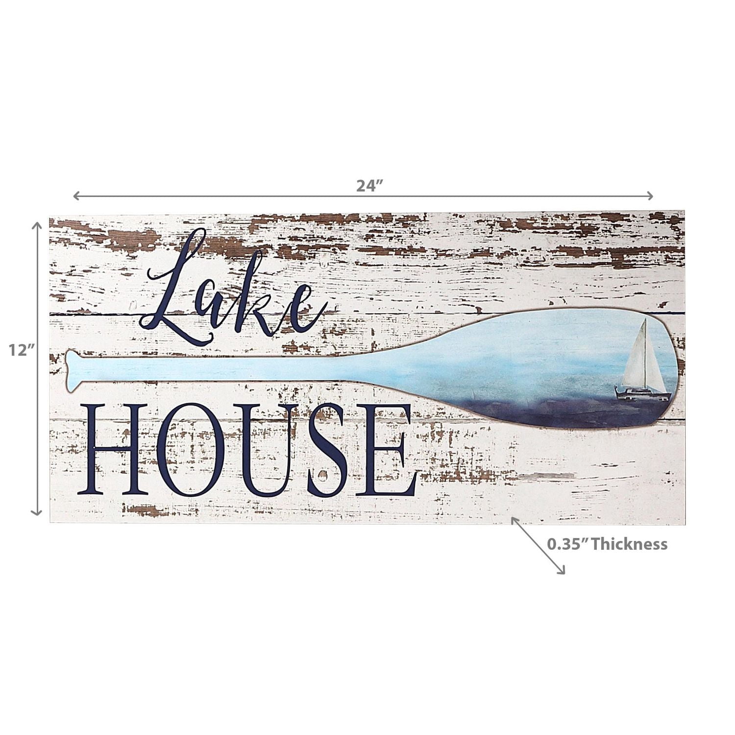IH Casa Decor Mdf Plaque Murale De La Plaque Du Lac