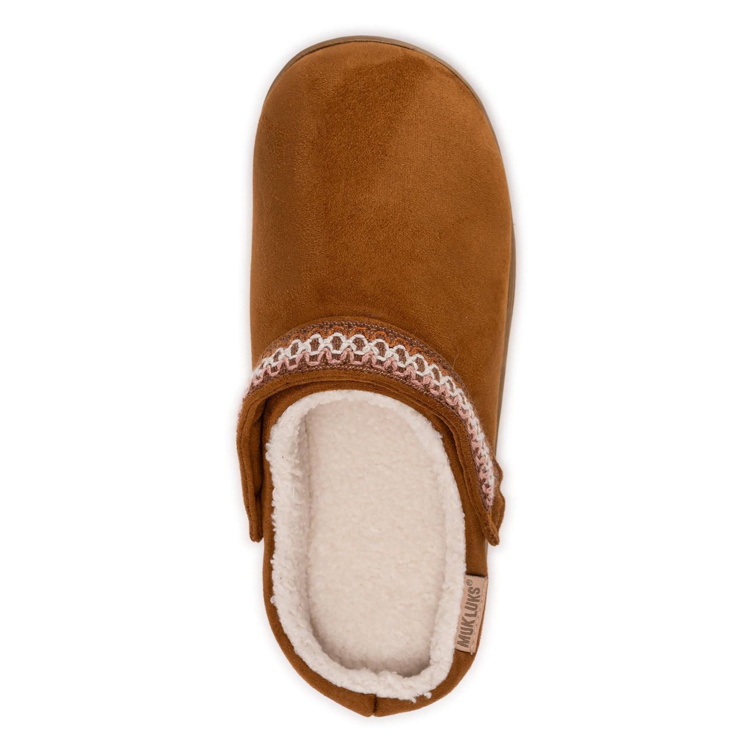 MUK LUKS Chaussons sabot convertibles pour femmes, couleur marron