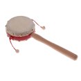 thumbnail image 1 of Durable Wooden Pellet Drum Rattle Small Rattle Drum Toy for, 1 of 7