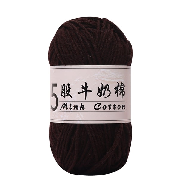 Birdeem 5 Strands Milk Cotton Doll Crochet Diy Knitting Thread Baby Sweater Wool Ball