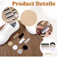thumbnail image 3 of 24 Pcs Patchs de Chaussures Trous Rectangulaire Forme Ronde Tennis Réparation Auto-Adhésif Prévention Orteil Talon Espadrille Maille Kit, 3 of 7
