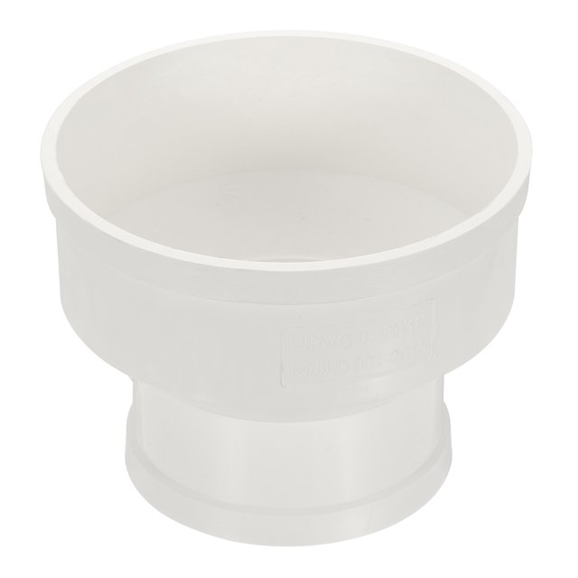 Uxcell Duct Reducer, Pipe Increaser Adapter Ducting Airflow Tube Pipe Fittings 6" to 4"
