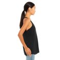thumbnail image 3 of Bella Ladies Flowy Racerback Tank, L, Black Heather, 3 of 3