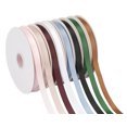 thumbnail image 3 of Joycrosso 5/8 Inch Golden Brown Solid Satin Ribbon, 100 Yards Double Faced Satin for Gift Wrapping Floral Bouquets Wedding Party Decoration, 3 of 7