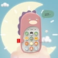 thumbnail image 2 of PVCS Kids Phone Toy With Music And Vibration Bilingual For Baby Early Learning Toy Gift for Kids, 2 of 6