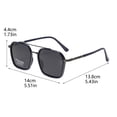 thumbnail image 2 of Lunettes de Soleil Polarisées à Teinte Réglable pour Hommes et Femmes, Verres Carrés Rétro, Protection UV pour l'Extérieur, la Plage, la Conduite, Lunettes de Soleil à la Mode et Fonctionnelles, 2 of 7