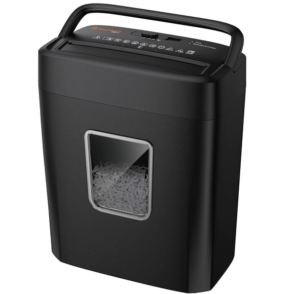 Bonsaii Paper Shredder, 8-Sheet Crosscut Home Office Shredder with 4.2 Gallon Bin, P-4 Security Level Document Shredder Shred Credit Card/Mail/Staple/Clip (C261-C Update