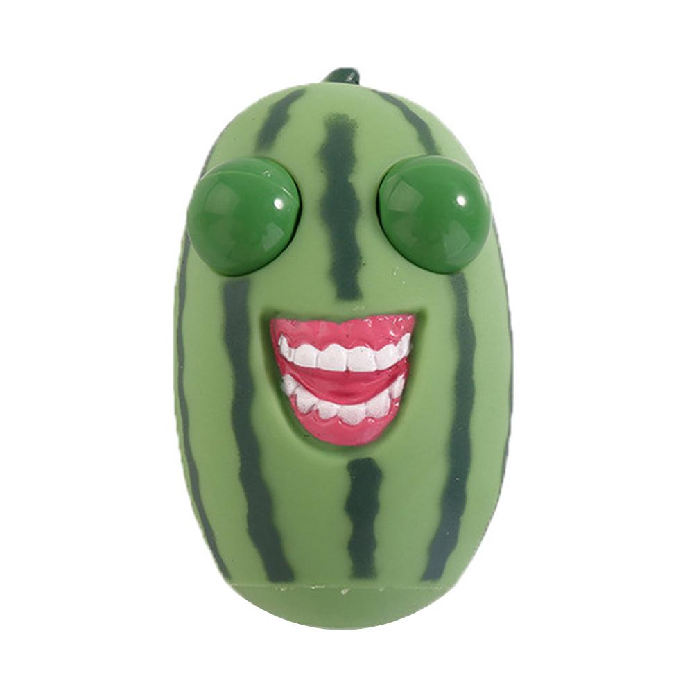 Toy Eye Popping Watermelon Squeeze Toy Soft Plastic Pinch G1F7 For Stress A7B1