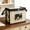 Black, variant on Transparent Book Storage Box, Foldable Waterproof Organizer Bin, Large Capacity Dustproof Book Container, Portable Home Office File Storage Case, Clear Desktop Organization Box