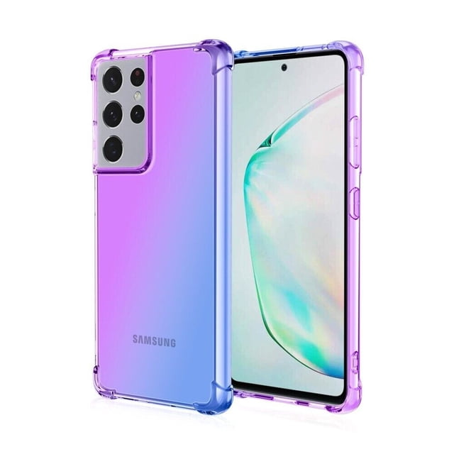 Samsung Galaxy S22 Plus Case Soft Rainbow Cover Shockproof Protective Sparkle Silicone Soft TPU Case Samsung S22 Plus