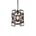 thumbnail image 1 of CWI Lighting Lustre 1 Lumière avec Finition Marron, 1 of 2