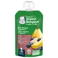 thumbnail image 1 of GERBER Purée Biologique, Poire Banane Bleuet, Aliments pour Bébés, 1 of 7