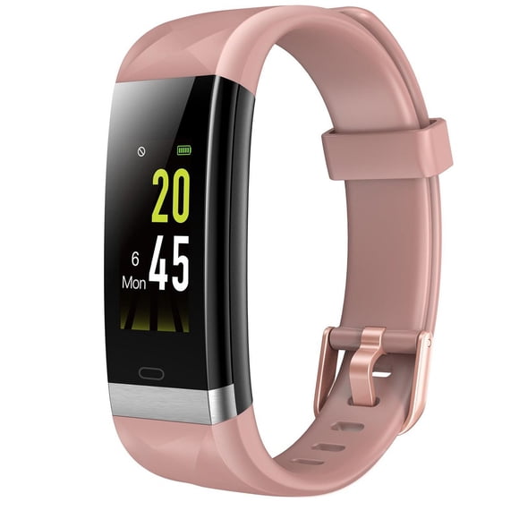 Letscom ID131 Bracelet d'activité physique avec à écran couleur et moniteur de fréquence cardiaque de Letsfit