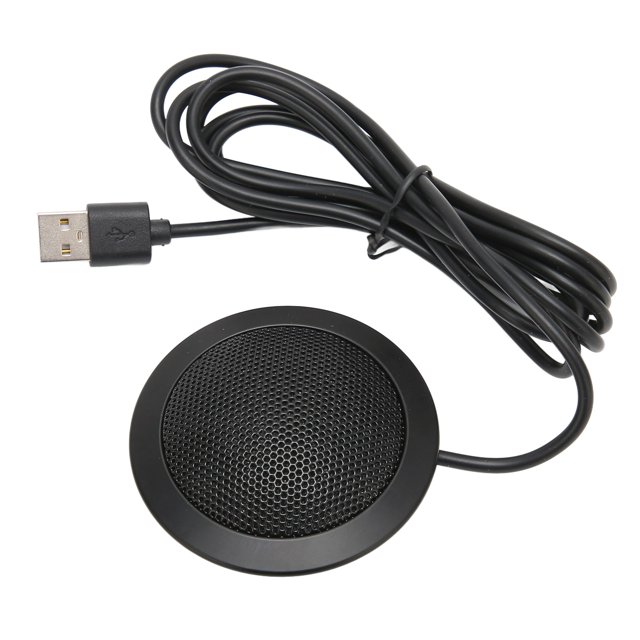 Microphone de Conférence, Base Antidérapante Microphone Portable à 360 Degrés pour Réunion