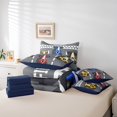 thumbnail image 4 of Boys Race Car Twin Bedding Set 7 Piece Sports Games Comforter Set With Sheets Racing Car Bed In A Bag For Kids Teen Men Speed Sports Car Bed Set Reversible, 4 of 5