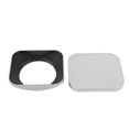 thumbnail image 2 of Metal Square Lens Hood, Aluminium Alloy Lens Shade with Cap, Scratch Proof Lens Hood Protector Easy to Install for SLR Cameras DSLR Cameras, 2 of 7