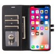 thumbnail image 4 of FOXDOCK Flip Case for Google Pixel 8 card slots RFID blocking Premium PU leather magnetic buckle closure kickstand, 4 of 7