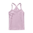 thumbnail image 4 of Tranfacy Fall Vest Girls Tank Tops for Kids 1-13 Years Solid Color Soft Sleeveless Camisole Fashion Basic Tops for Layer, 4 of 4