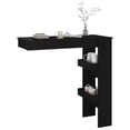 thumbnail image 5 of vidaXL Wall Bar Table Black 102x45x103.5 cm Engineered Wood, 5 of 5