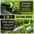 thumbnail image 5 of Cordless Grass Shear Shrubbery Trimmer Handheld Hedge Trimmer 7.2V Electric Grass Trimmer ,For Comfortable Grip, 5 of 5