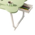 thumbnail image 3 of Bed Folding Table Lap Reading Desk Bed Folding Table Portable Cute Breakfast Tray Lap Standing Notebook Desk For Home Dormitory, 3 of 5