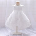 thumbnail image 2 of Robes pour Filles Robes de Cérémonie pour Filles Robe Blanche pour Filles Robe de Circonstance pour Filles Robes pour Filles Taille Mode pour Filles, 2 of 5