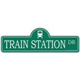 thumbnail image 1 of SignMission P-618 Train Station 18 x 6 Po Panneau de Signalisation de la Gare, 1 of 1