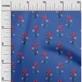thumbnail image 1 of oneOone Georgette Viscose Fabric Leaves & Floral Block Decor Fabric Printed BTY 42 Inch Wide, 1 of 4
