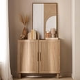 thumbnail image 5 of Bouclair Beige Glass Table Lamp, 5 of 5