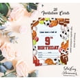 thumbnail image 5 of Darling Souvenir Multicolor Birthday Invitation Card 28 Pcs Fill or Write In Blank Invites Printable Party Supplies 5 x 7 Inches, 5 of 5