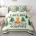 thumbnail image 1 of Erosebridal Happy Camping Bedding Sets King Size, RV Car Comforter Sets with Sheets, Rustic Farmhouse Decor, Reversible 7pcs, 1 of 5