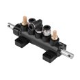 thumbnail image 2 of Foot Pedal Air Valve, Wear  Tire Air Control Valve 8mm OD Pipe Rustproof Black Silver  For Car, 2 of 8