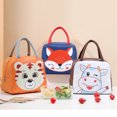 thumbnail image 1 of Sac à Lunch Mignon, Sac à Lunch Imperméable Motif Animal de Dessin Animé avec Poignée pour Femmes Renard, Tigre, Vache, 1 of 4