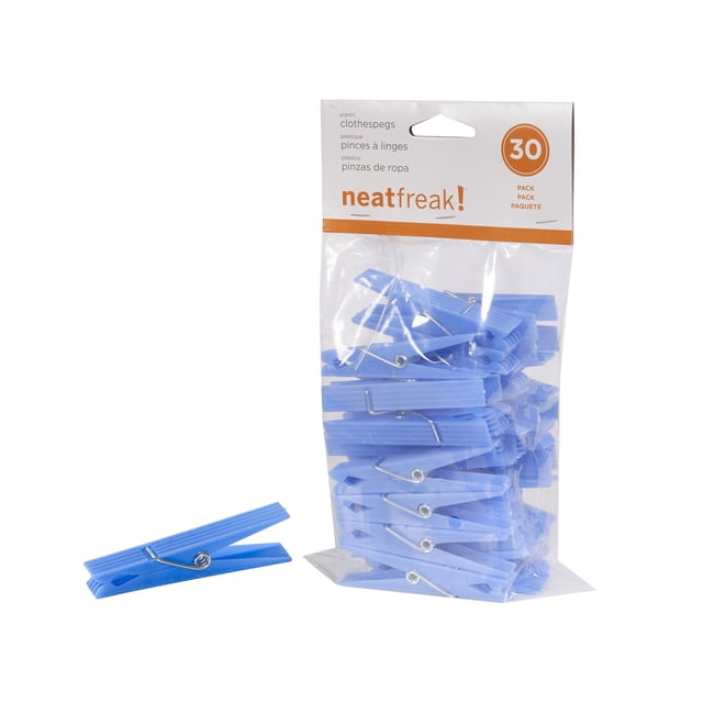 neatfreak! pinces à linge en plastique, 30-paquet