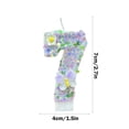 thumbnail image 3 of Boovnll Digital Birthday Candle Cake Decoration First Birthday Celebration Party Candle Flower, 3 of 6