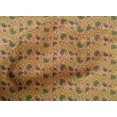 thumbnail image 4 of oneOone Cotton Poplin Fabric Leaves & Floral Block Print Fabric BTY 42 Inch Wide, 4 of 5