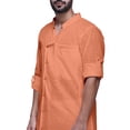 thumbnail image 2 of Atasi Kurta Pyjama Uni pour Hommes à Col Mandarin Kurta Pyjama Ethnique, 2 of 5