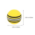 thumbnail image 2 of FONDOTIN Indoor Golf Practice Balls 50Pcs Yellow EVA Colored Golf Balls, 2 of 8
