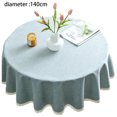 thumbnail image 2 of Waterproof microfiber tablecloths, round tablecloths for outdoor and interior trim cloth, 2 of 5