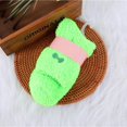 thumbnail image 1 of Chaussettes à Moins de 5 $ Vertes Colorées Femmes Chaussettes de Lit Douces Hiver Chaudes Pantoufle Chaussette en Molleton, 1 of 4