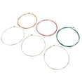thumbnail image 2 of Cordes de Guitare Électrique, Ensemble de Cordes de Guitare Sonorisation Entièrement Brillante Fil d'Acier Fibre Durabilité Excellente Touche Coloré pour Instrument de Musique, 2 of 8