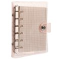 thumbnail image 2 of 1 Set of Loose-leaf Notebook Waterproof Binder 6-Rings Binder Notebook Novelty Writing Notepad, 2 of 8