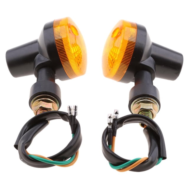 jinwen 12V Universal Motorcycle Turn Light Round Indicator Lamp Type 1