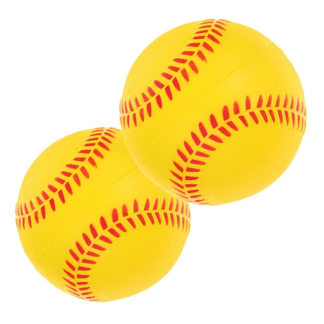 OULII 10 Pack Beginner Friendly Sponge Baseballs for Kids Indoor and Outdoor .6in