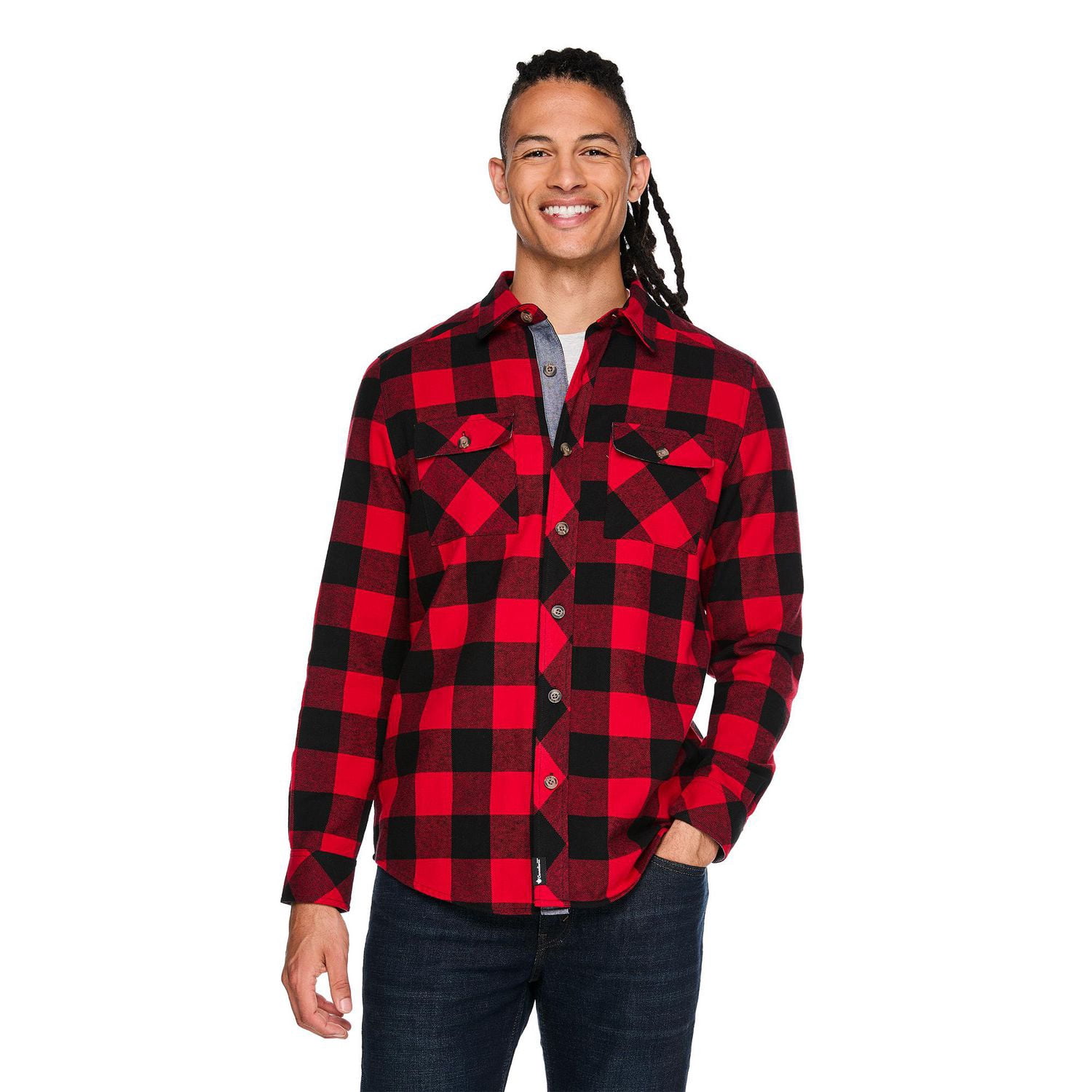 Chemise en flanelle Canadiana collection non genrée pour adultes