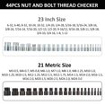 thumbnail image 4 of Thread Checker,(23 Inch Checker And Bolt In (23 Narrow Area Size Check On And Suitable 44 Pcs Inch 21, 4 of 6