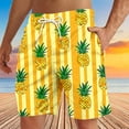 thumbnail image 2 of UVEASISHA Summer Swim Trunks for Men Funny Graphic Printed Beach Shorts Lightweight Quick Dry Swimwear Bathing Suits Drawstring Board Shorts Daily Sales Multicolor S, 2 of 6